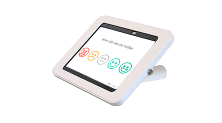 Tabletta Wall Mount - Survey Screen - Transparent Background - 1 survey kiosks, Survey Kiosks