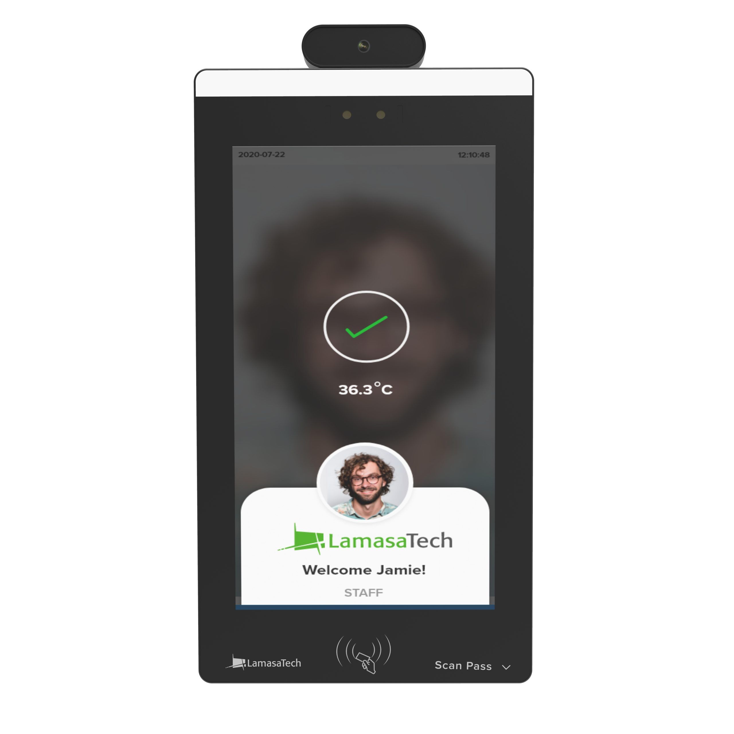 new-15-inch-kiosk-with-engraving-floor-mount.701 temperature kiosk, Temperature Kiosks