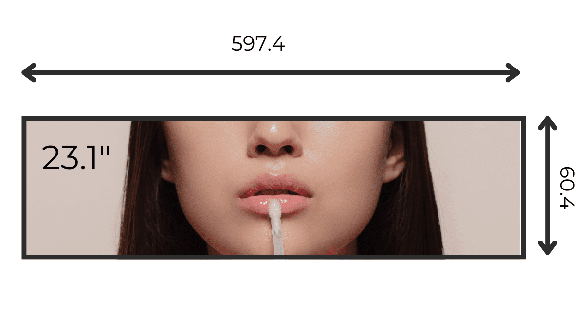 stretched bar LCD display, Muro Stretched Bar LCD Display