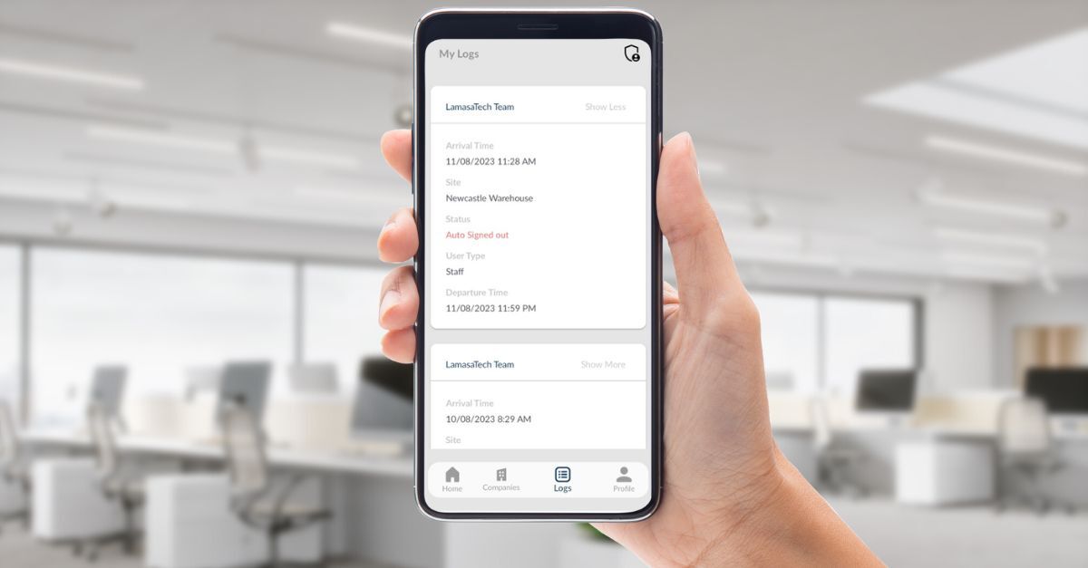 Track the kiosks you have scanned at from the mobile app