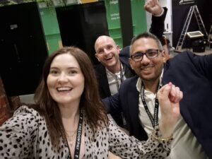 Team photo from Retail Technology show