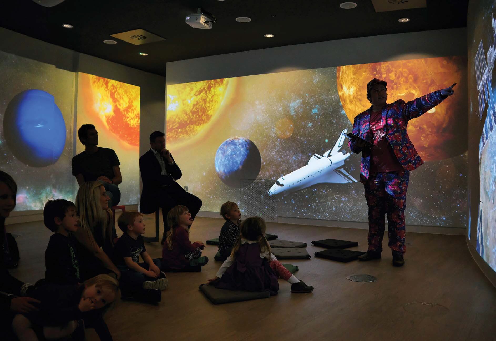 Storyworld 1 experiential AV, Experiential AV