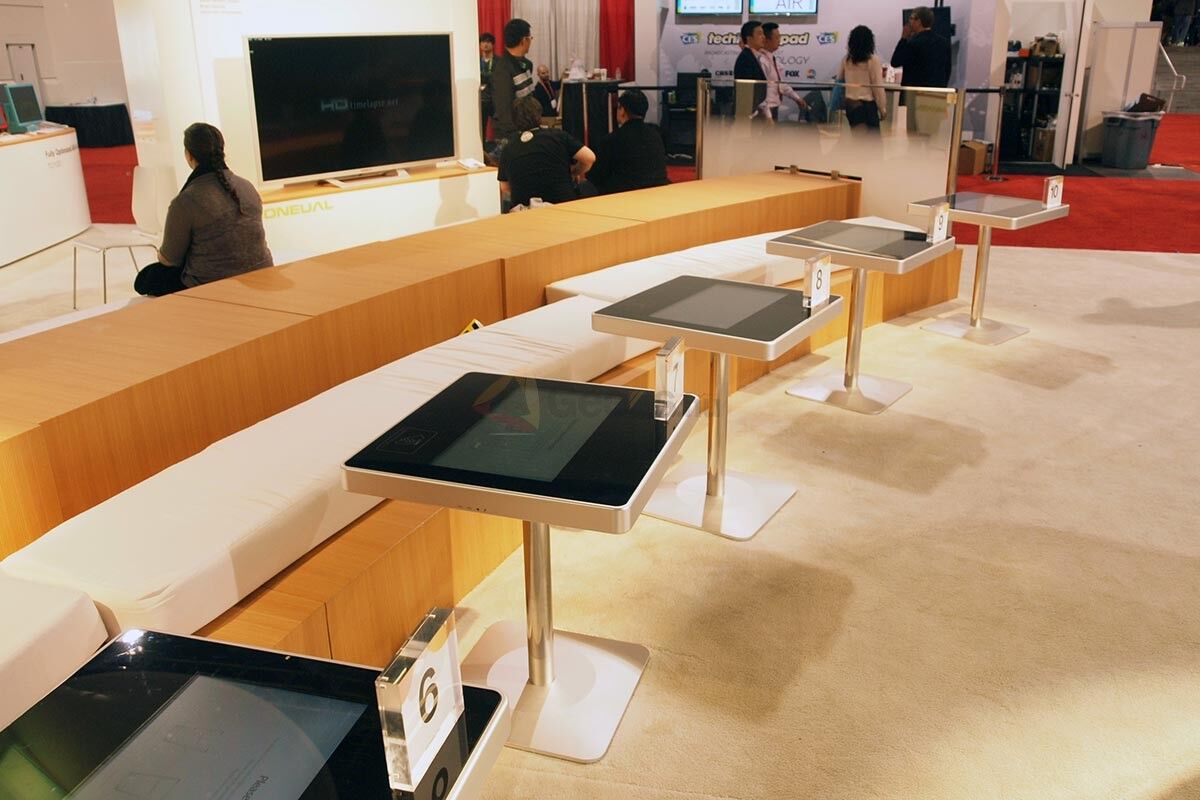 Podium Touch Table 3 experiential marketing touch tables