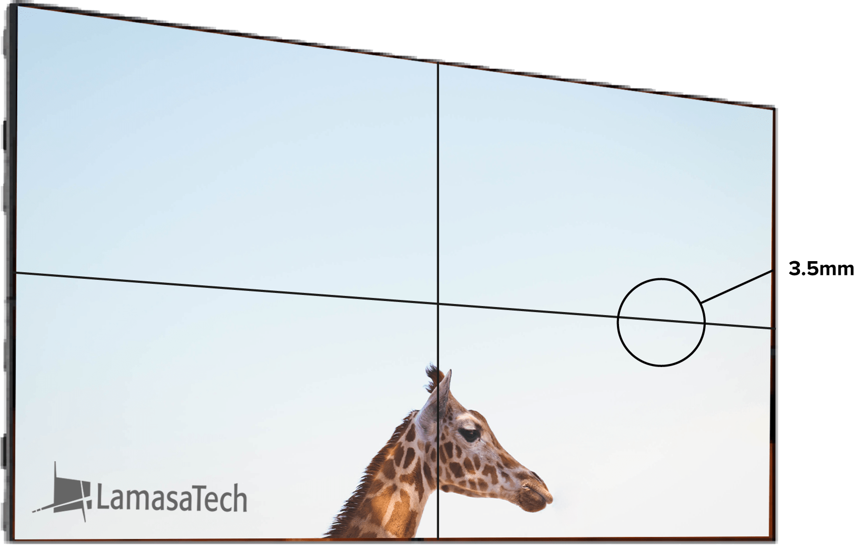 3.5mm video wall -min LamasaTech thin bezel lcd video wall
