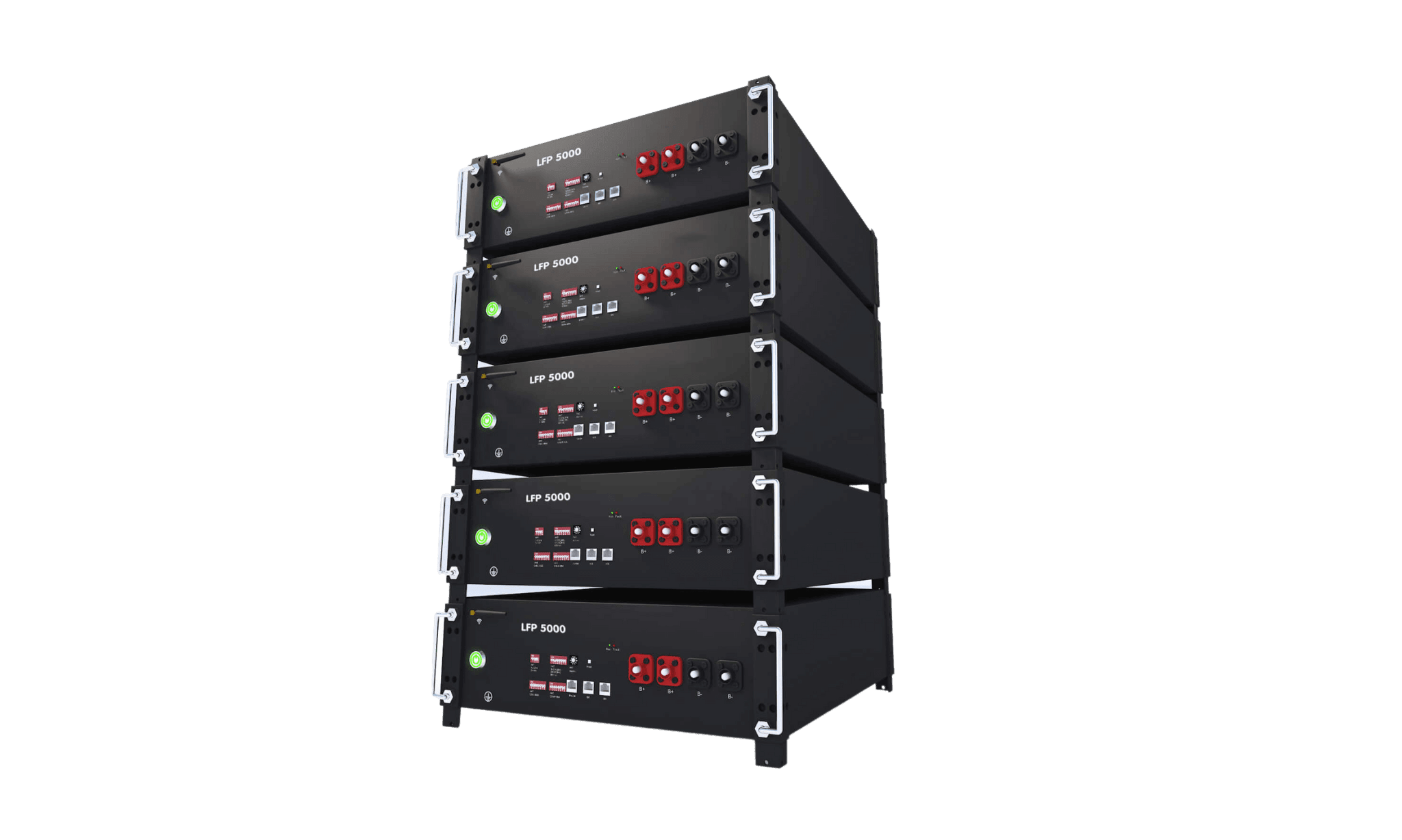 Stacked Solar Battery Storage LFP 5000