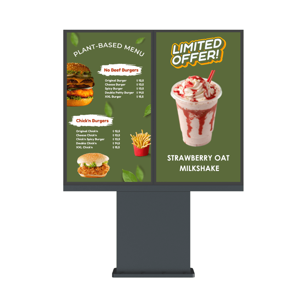 Outdoor Freestanding Display, Versi Outdoor Freestanding Kiosk